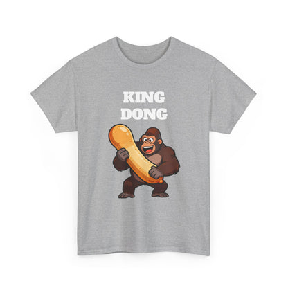 King Dong Gorilla T-Shirt — Funny Prank Tee with Cartoon Ape Holding Banana