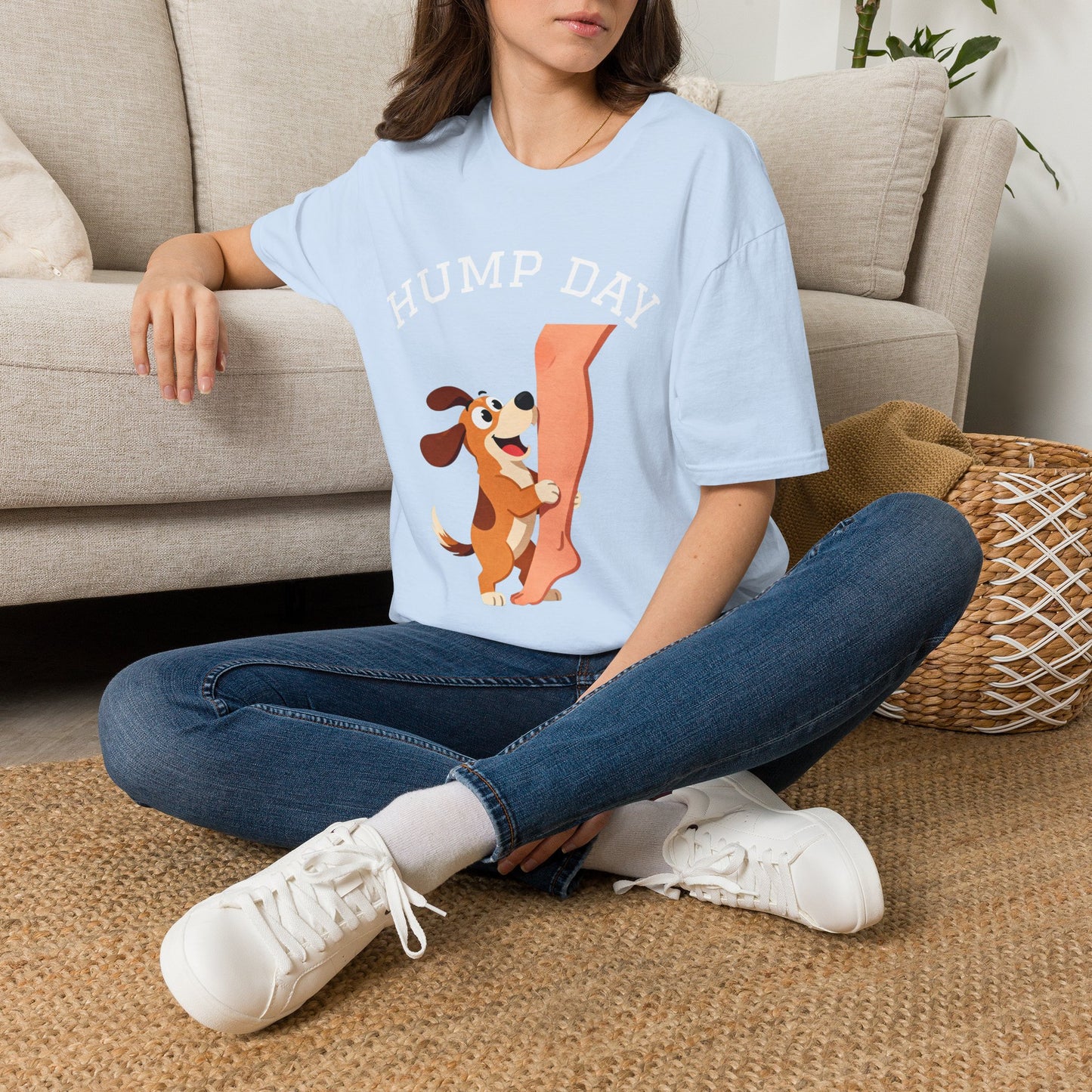 Hump Day Dog T-Shirt — Funny Midweek 'HUMP DAY' Novelty Tee