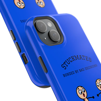 Stuckmates Magnetic Impact-Resistant Phone Case — "Bonded by Bad Decisions"