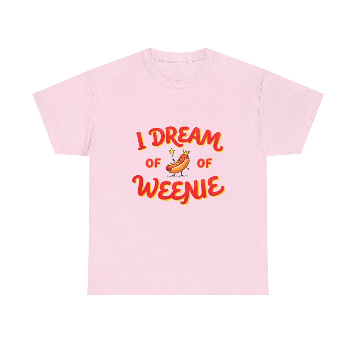 I Dream of Weenie Graphic Tee — Funny Hot Dog Retro Shirt
