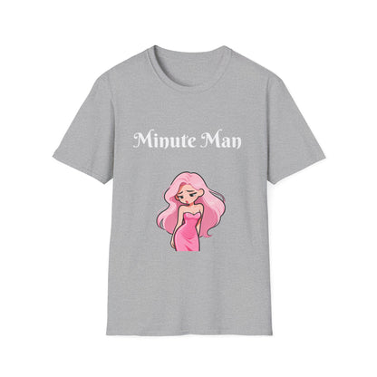 Minute Man T-Shirt — Pink Doll Graphic Tee