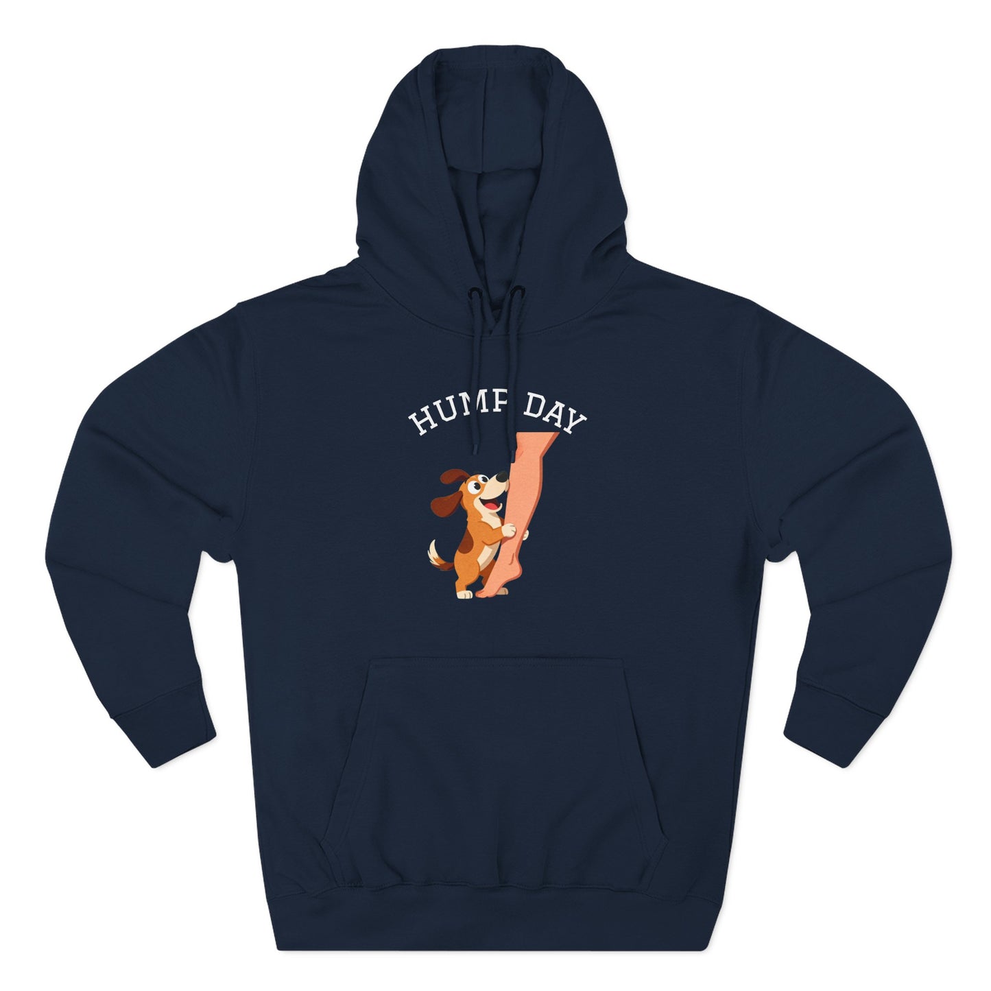 Hump Day Hoodie – Cute Beagle 'Hump Day' Fleece Pullover