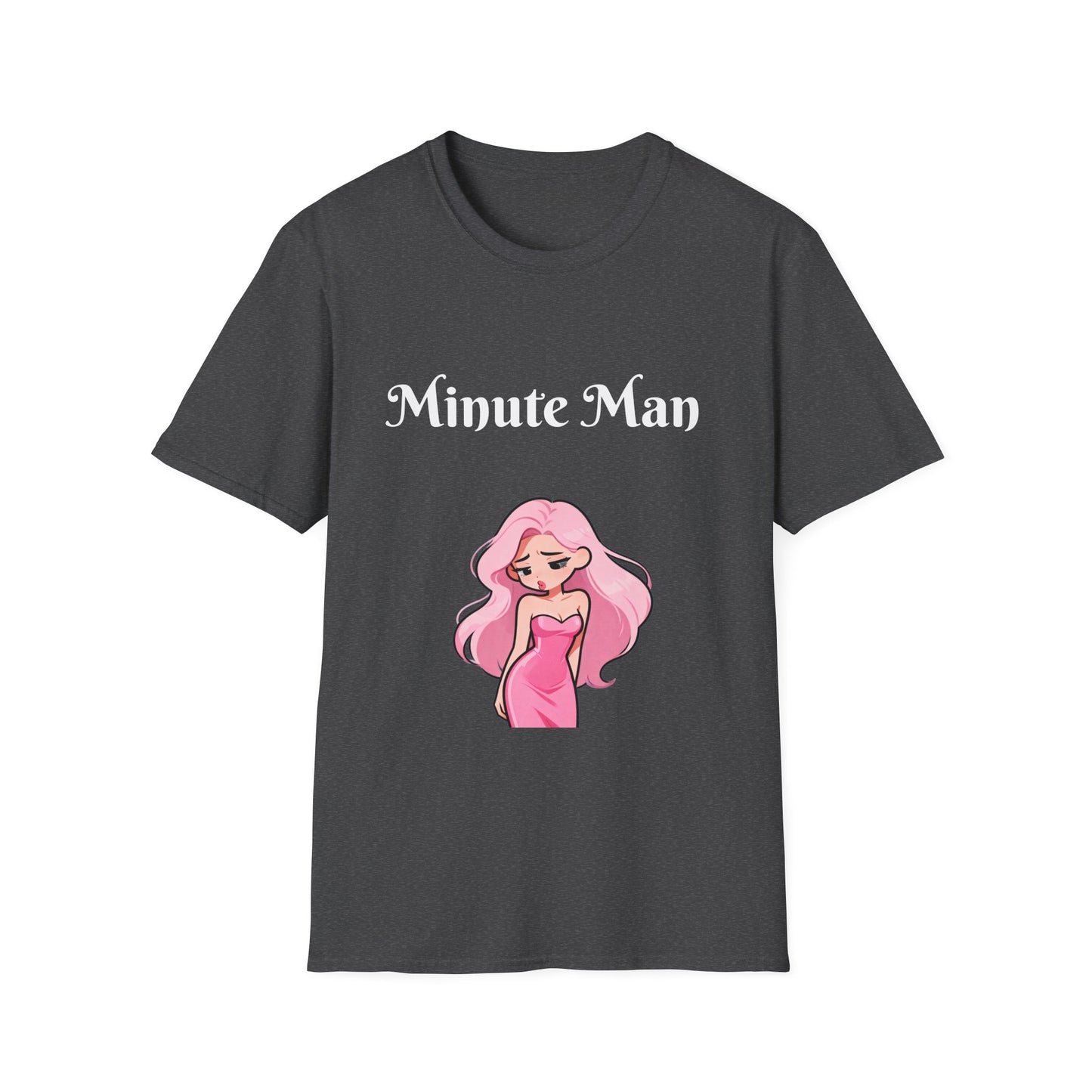 Minute Man T-Shirt — Pink Doll Graphic Tee