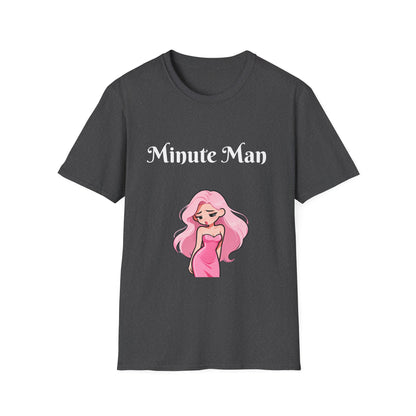 Minute Man T-Shirt — Pink Doll Graphic Tee