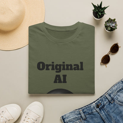 Original AI Graphic T-Shirt — Retro Tech Logo Tee
