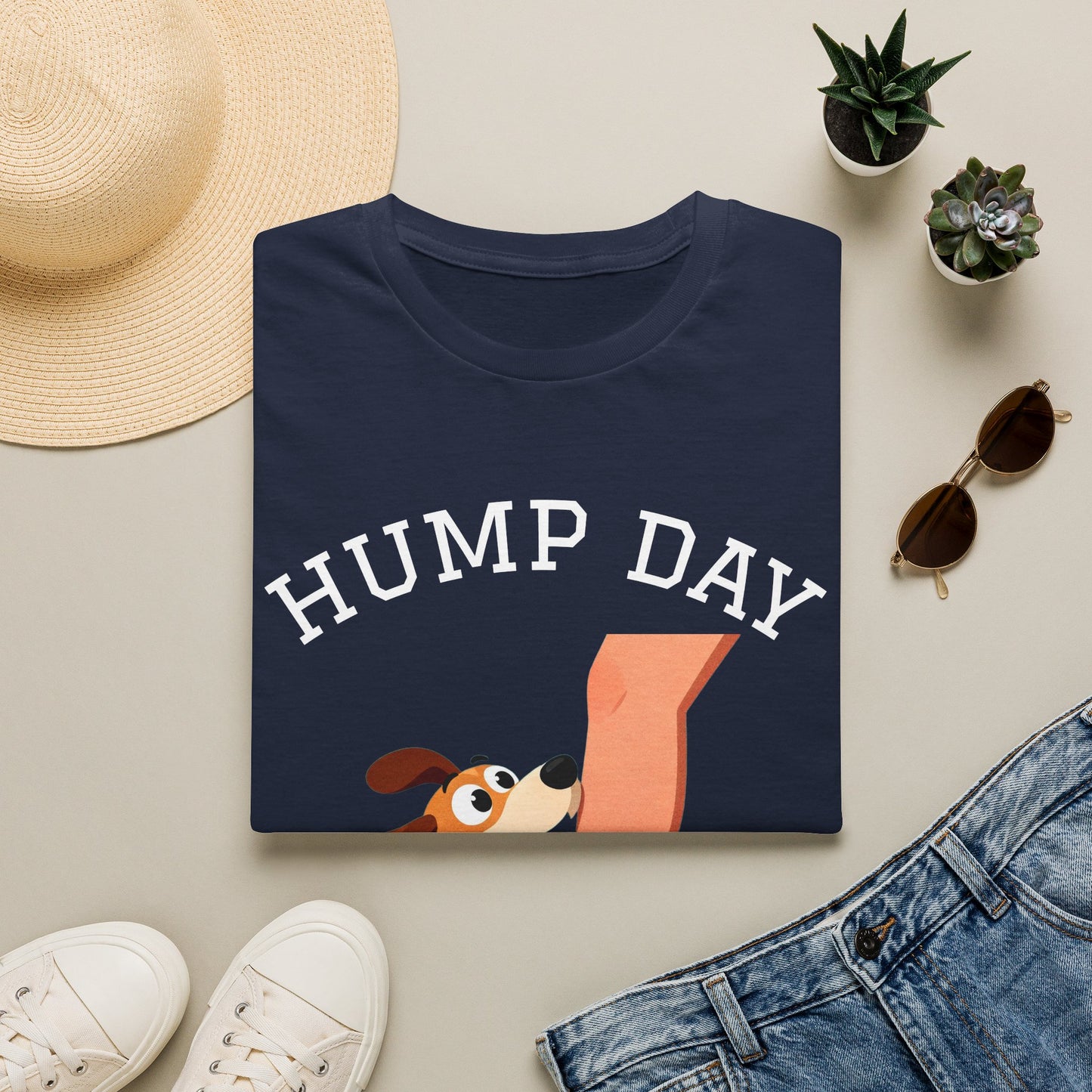 Hump Day Dog T-Shirt — Funny Midweek 'HUMP DAY' Novelty Tee