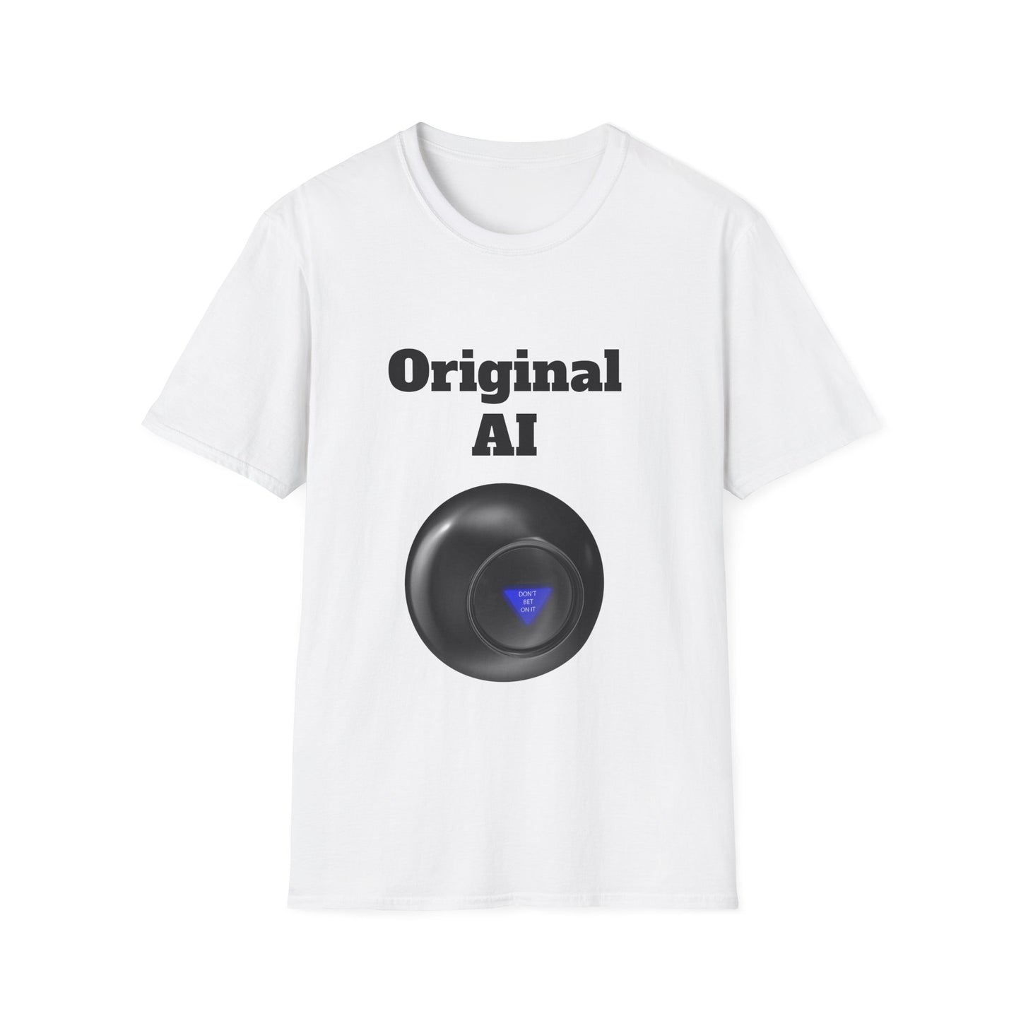 Original AI Graphic T-Shirt — Retro Tech Logo Tee