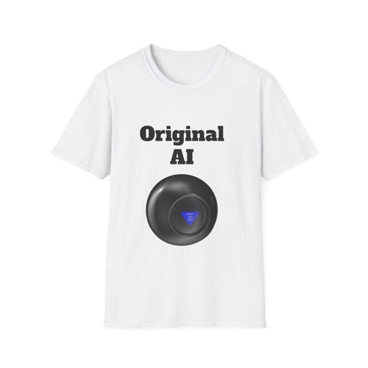 Original AI Graphic T-Shirt — Retro Tech Logo Tee