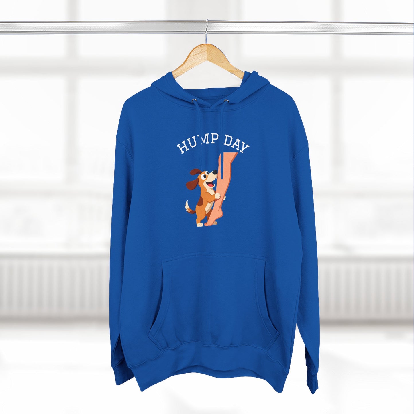 Hump Day Hoodie – Cute Beagle 'Hump Day' Fleece Pullover