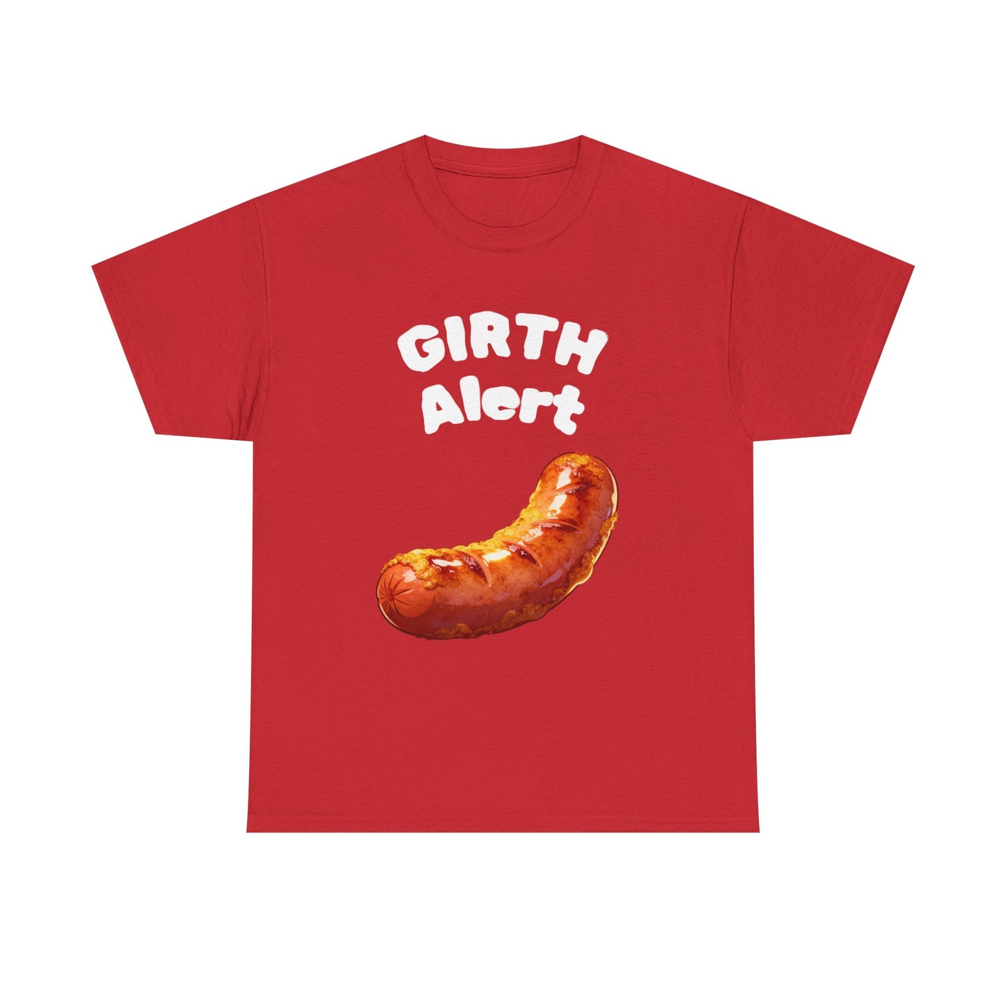 Girth Alert T-Shirt — Funny Novelty Tee for Body-Positive Humor