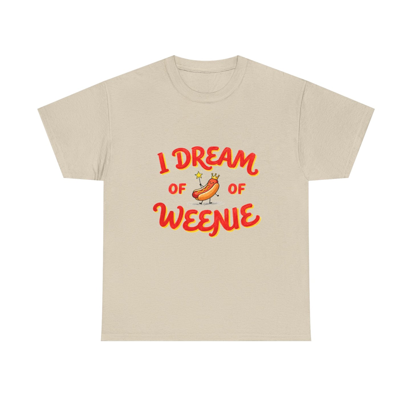 I Dream of Weenie Graphic Tee — Funny Hot Dog Retro Shirt