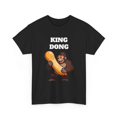 King Dong Gorilla T-Shirt — Funny Prank Tee with Cartoon Ape Holding Banana