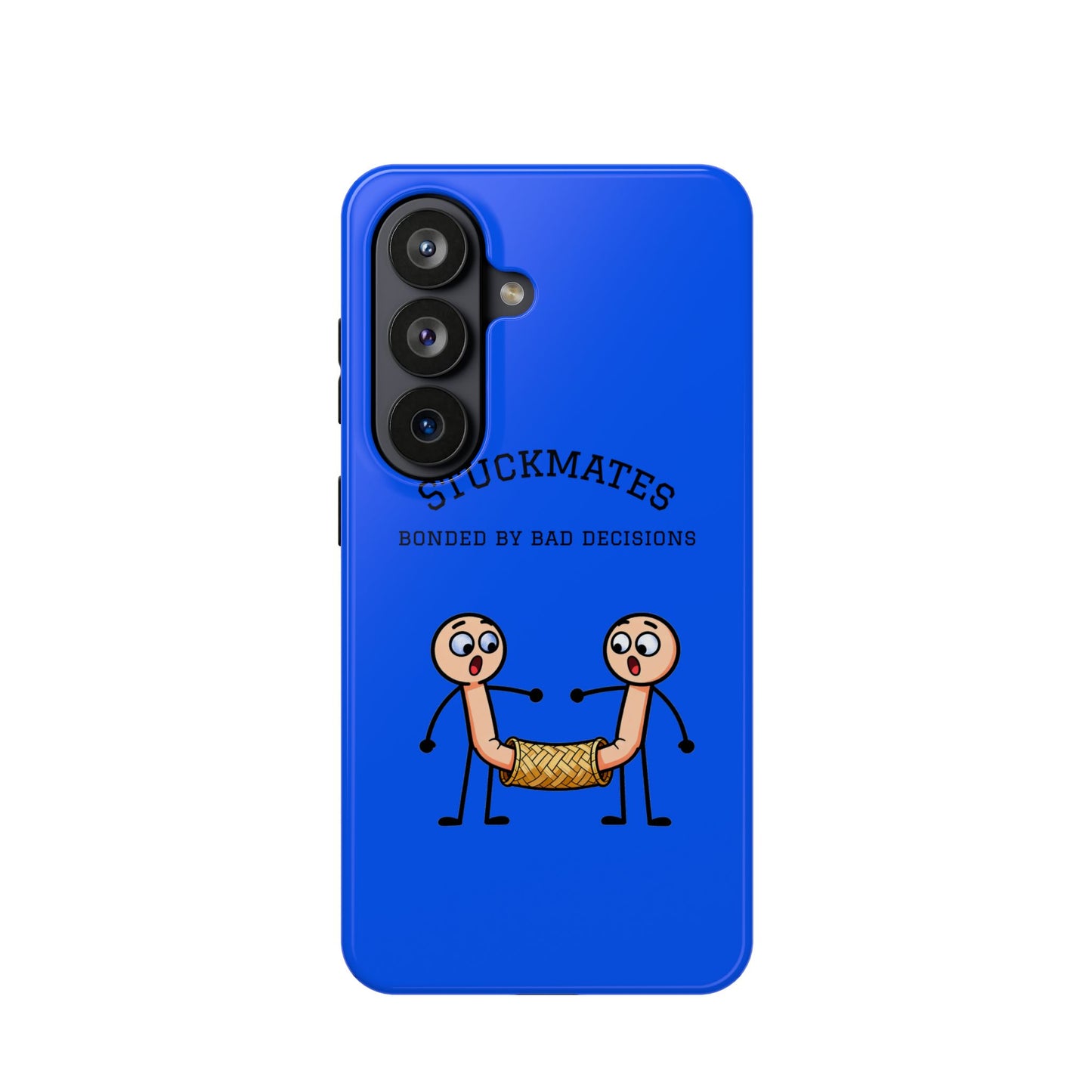 Stuckmates Magnetic Impact-Resistant Phone Case — "Bonded by Bad Decisions"