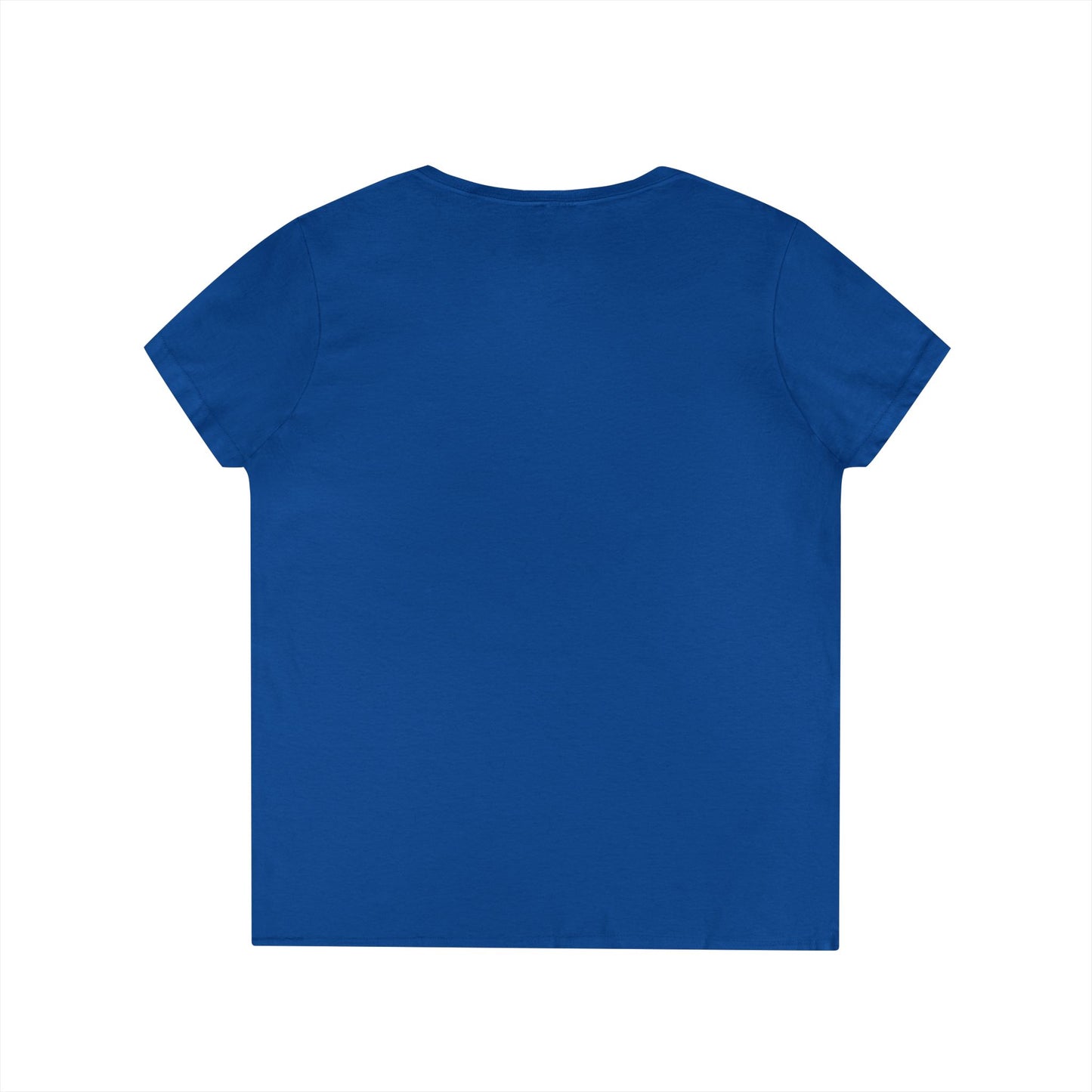 Ladies' V-Neck T-Shirt — "Shake for Answers" Magic 8-Ball Graphic Tee