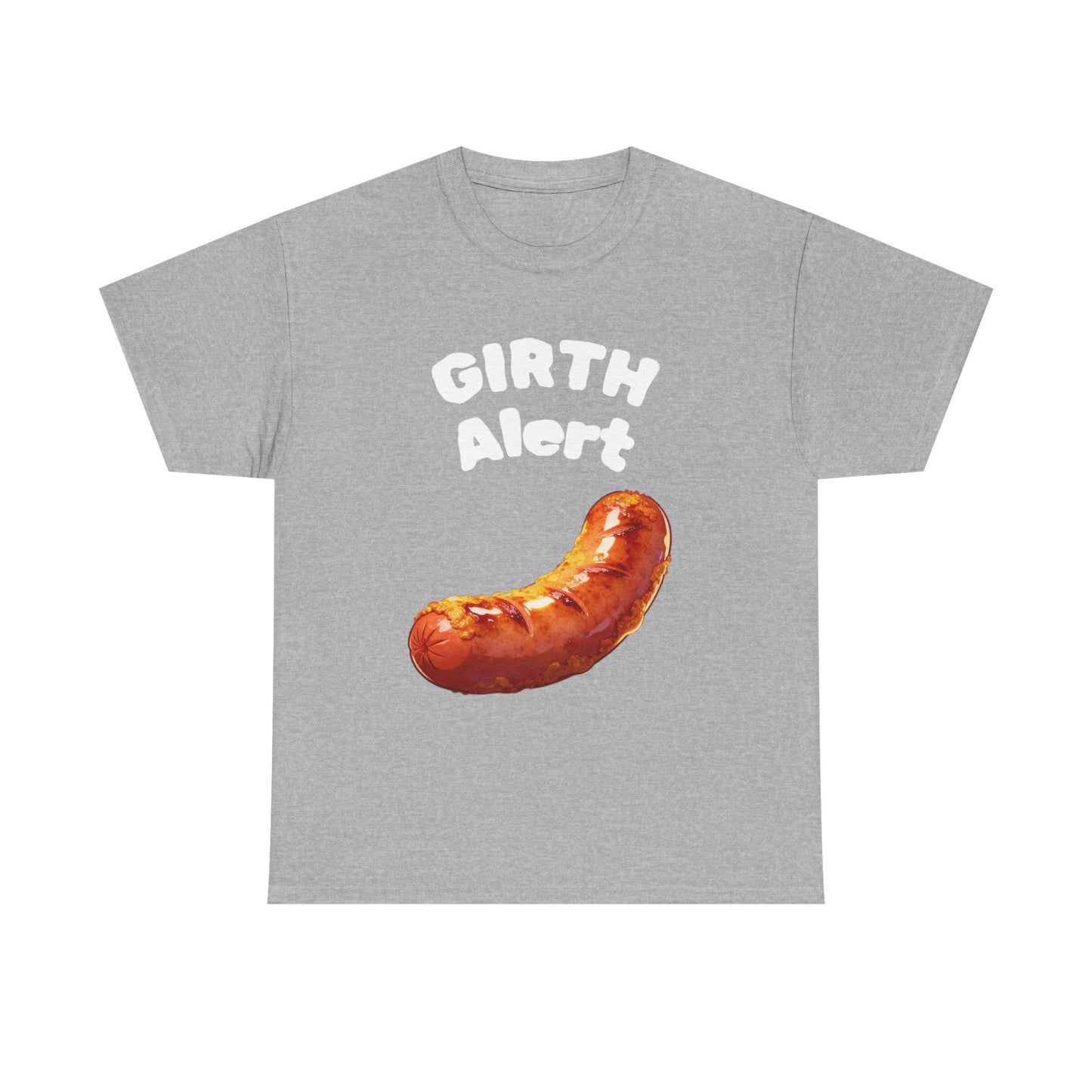 Girth Alert T-Shirt — Funny Novelty Tee for Body-Positive Humor
