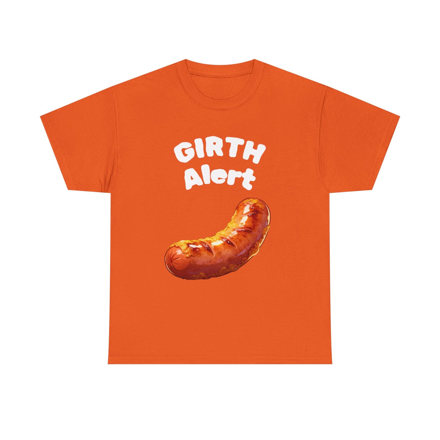 Girth Alert T-Shirt — Funny Novelty Tee for Body-Positive Humor