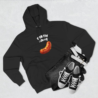 Funny Graphic Hoodie — 'Girth Alert' Casual Fleece Pullover
