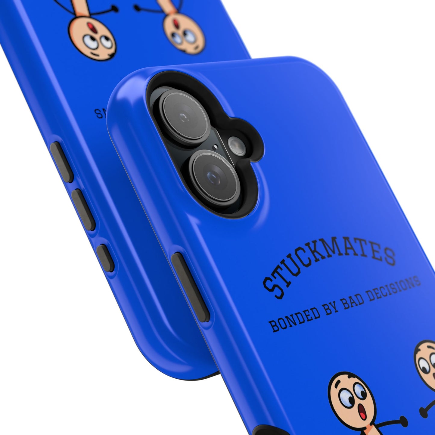 Stuckmates Magnetic Impact-Resistant Phone Case — "Bonded by Bad Decisions"