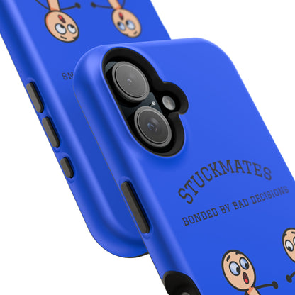 Stuckmates Magnetic Impact-Resistant Phone Case — "Bonded by Bad Decisions"