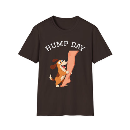 Hump Day Dog T-Shirt — Funny Midweek 'HUMP DAY' Novelty Tee