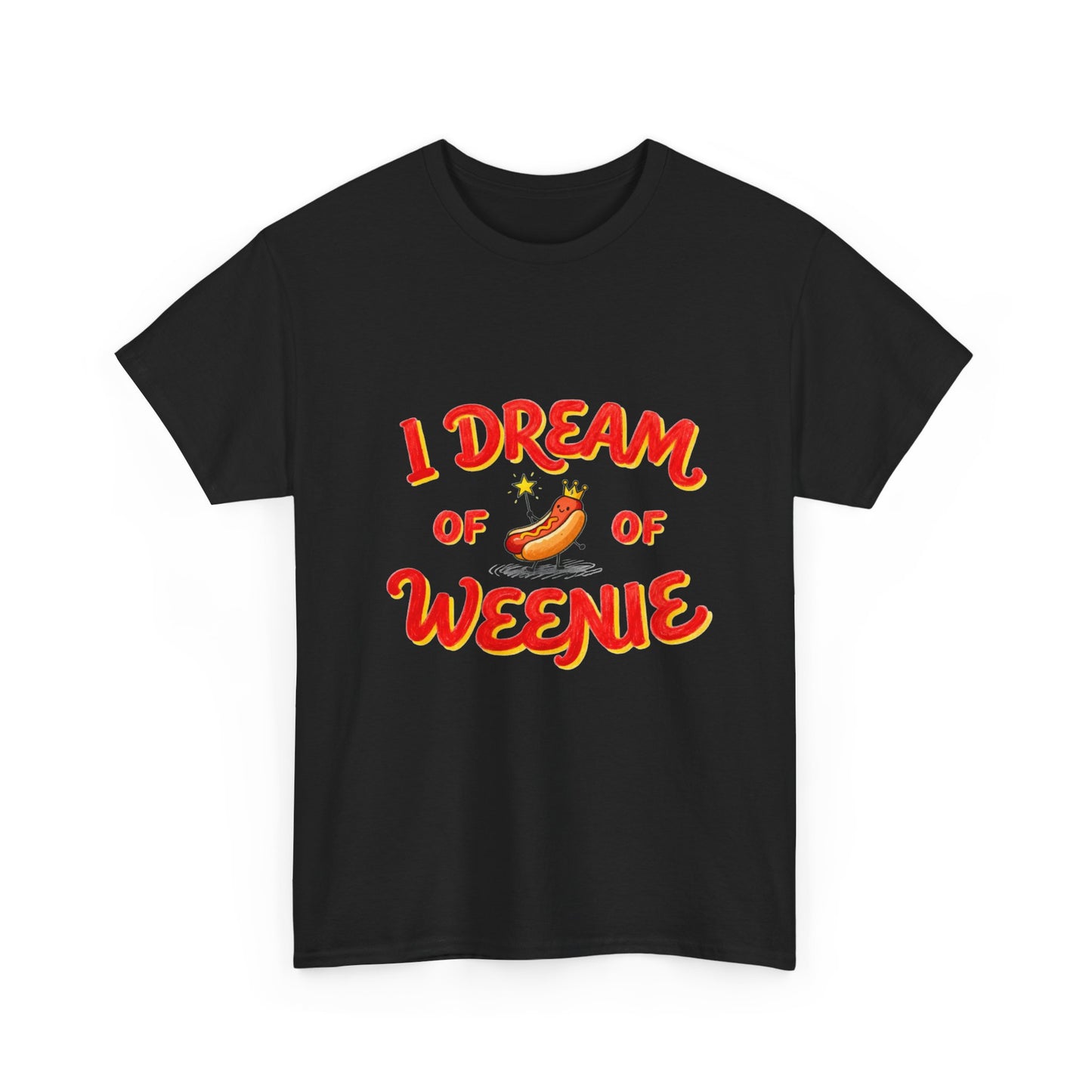 I Dream of Weenie Graphic Tee — Funny Hot Dog Retro Shirt