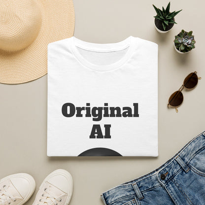 Original AI Graphic T-Shirt — Retro Tech Logo Tee