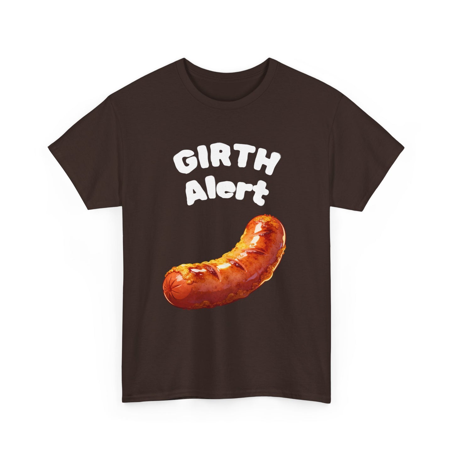 Girth Alert T-Shirt — Funny Novelty Tee for Body-Positive Humor