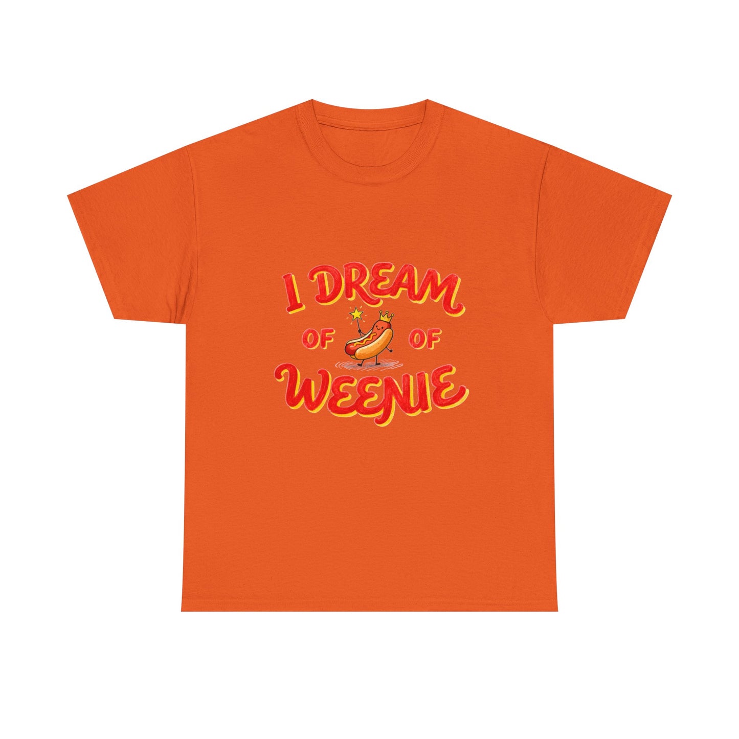 I Dream of Weenie Graphic Tee — Funny Hot Dog Retro Shirt
