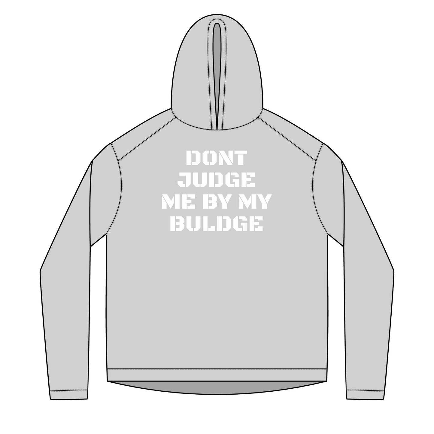 Solar Hoodie — Lightweight Don't Judge Me by My Buldge