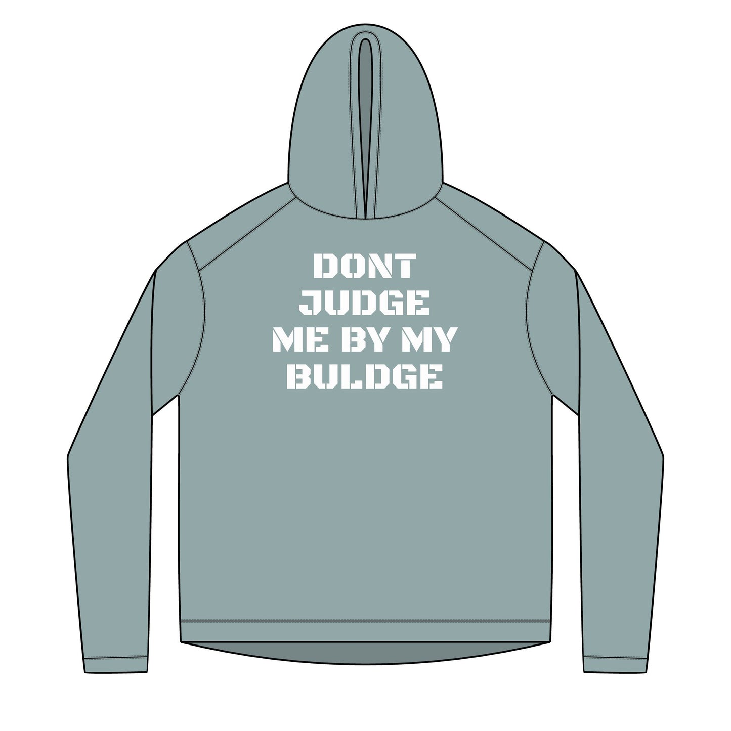 Solar Hoodie — Lightweight Don't Judge Me by My Buldge