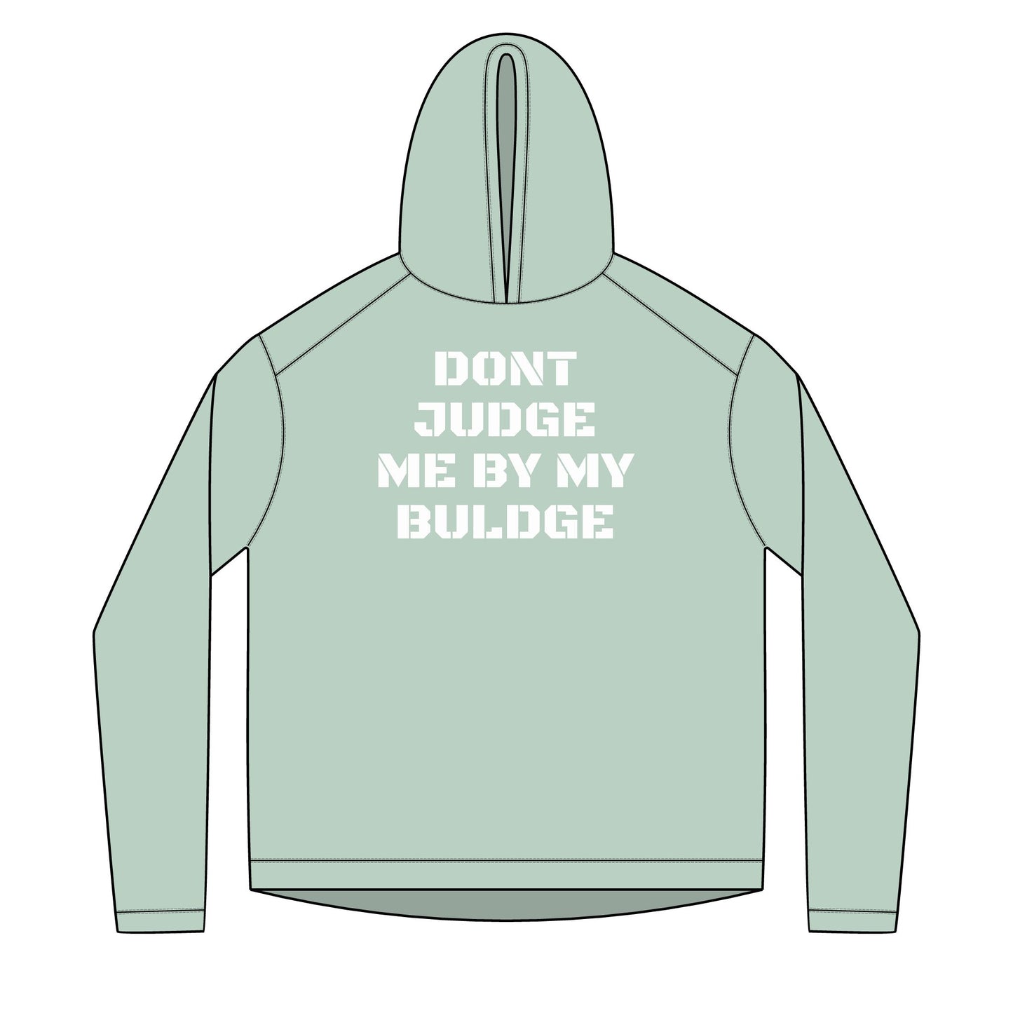 Solar Hoodie — Lightweight Don't Judge Me by My Buldge