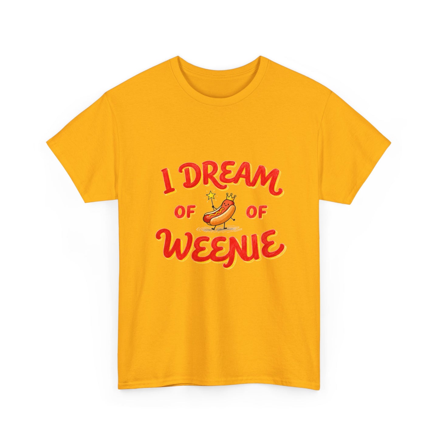 I Dream of Weenie Graphic Tee — Funny Hot Dog Retro Shirt