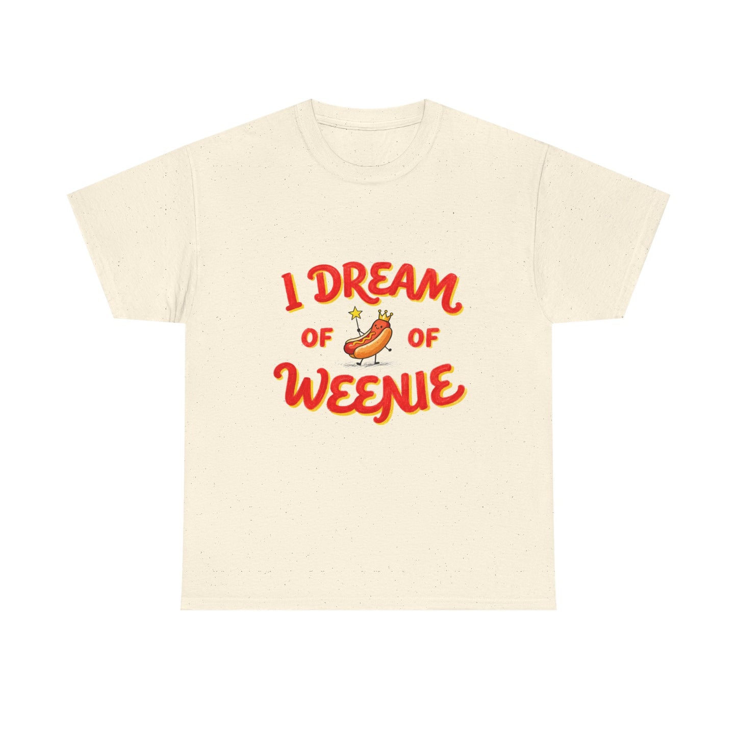I Dream of Weenie Graphic Tee — Funny Hot Dog Retro Shirt