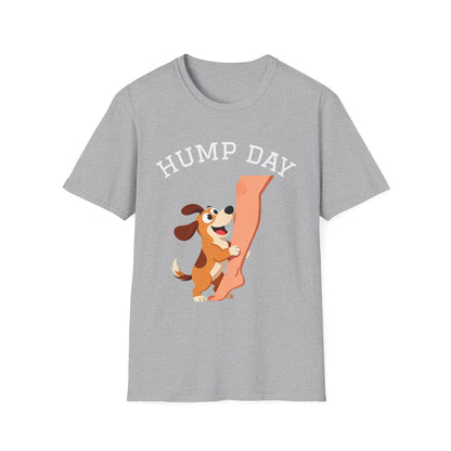 Hump Day Dog T-Shirt — Funny Midweek 'HUMP DAY' Novelty Tee