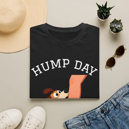 Hump Day Dog T-Shirt — Funny Midweek 'HUMP DAY' Novelty Tee