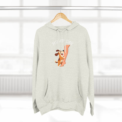 Hump Day Hoodie – Cute Beagle 'Hump Day' Fleece Pullover
