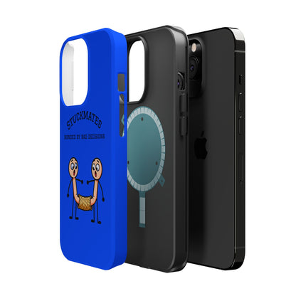 Stuckmates Magnetic Impact-Resistant Phone Case — "Bonded by Bad Decisions"