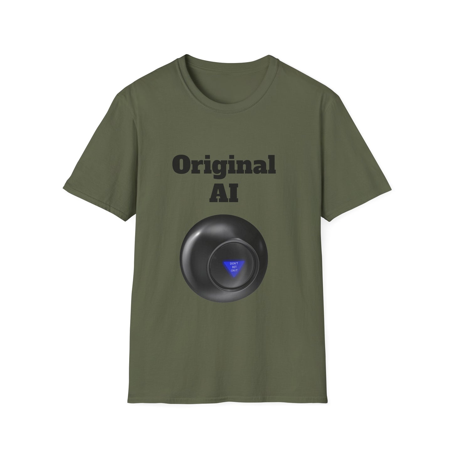 Original AI Graphic T-Shirt — Retro Tech Logo Tee