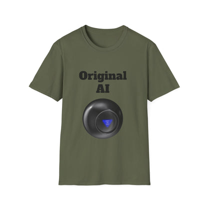 Original AI Graphic T-Shirt — Retro Tech Logo Tee
