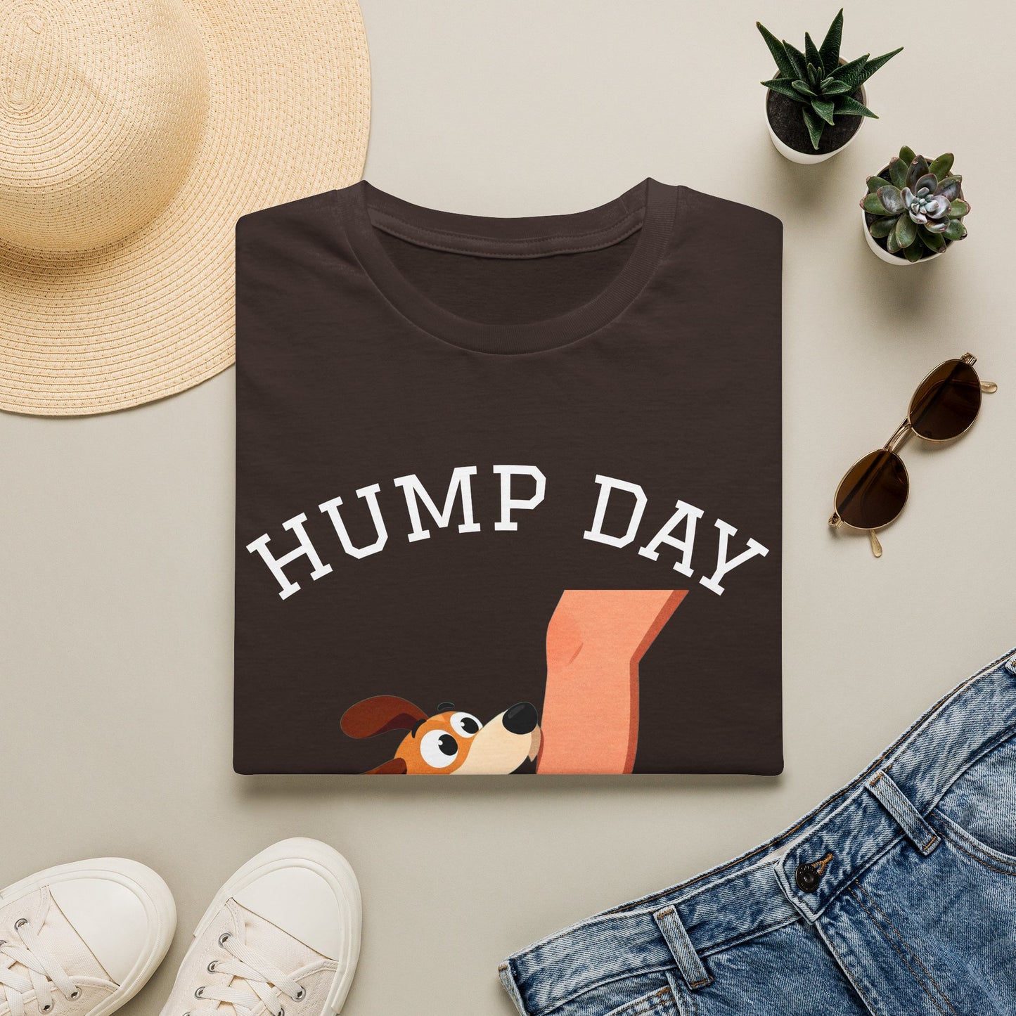 Hump Day Dog T-Shirt — Funny Midweek 'HUMP DAY' Novelty Tee
