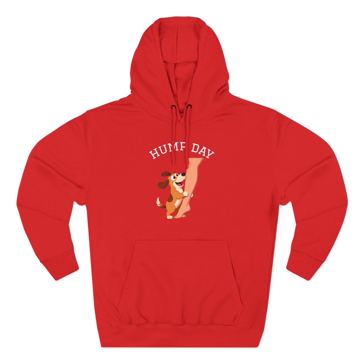 Hump Day Hoodie – Cute Beagle 'Hump Day' Fleece Pullover