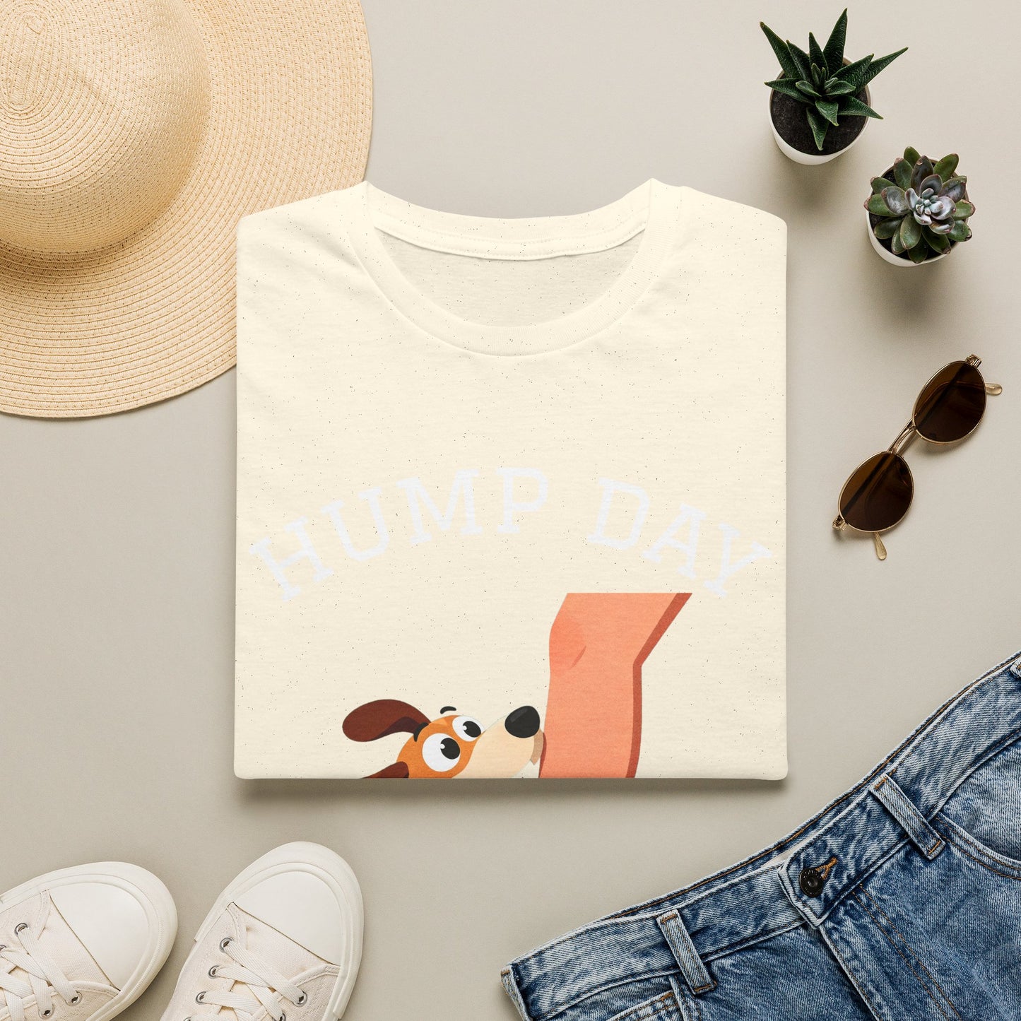 Hump Day Dog T-Shirt — Funny Midweek 'HUMP DAY' Novelty Tee