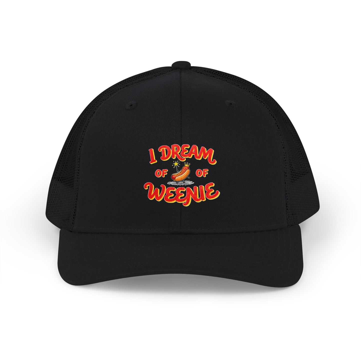 Trucker Cap — "I Dream of Weenie" Funny Hot Dog Snapback