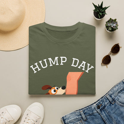 Hump Day Dog T-Shirt — Funny Midweek 'HUMP DAY' Novelty Tee