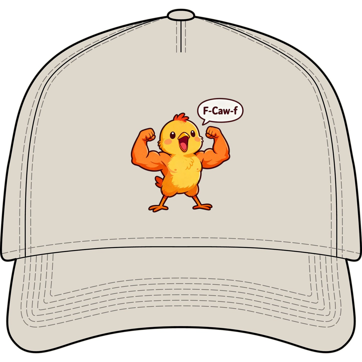Muscle Chick F-Caw-F Hat Frame Cap