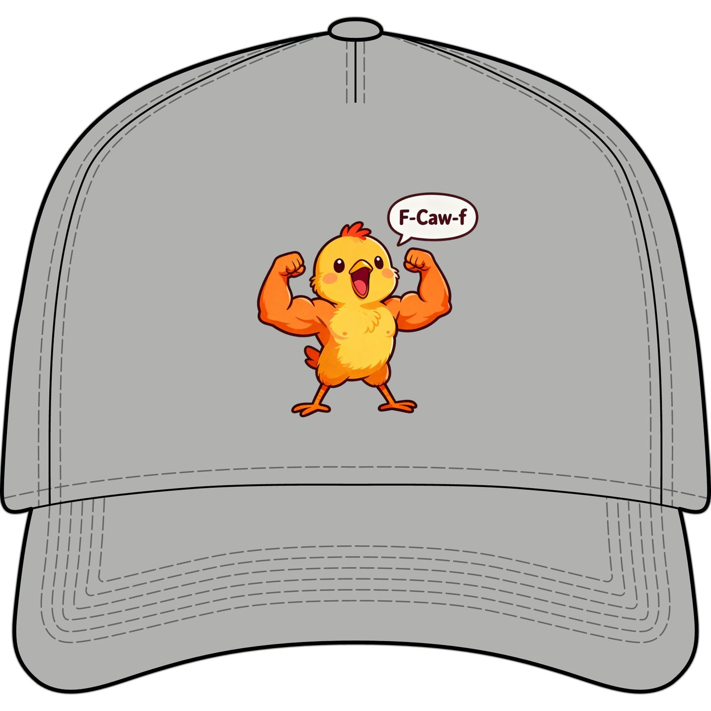 Muscle Chick F-Caw-F Hat Frame Cap