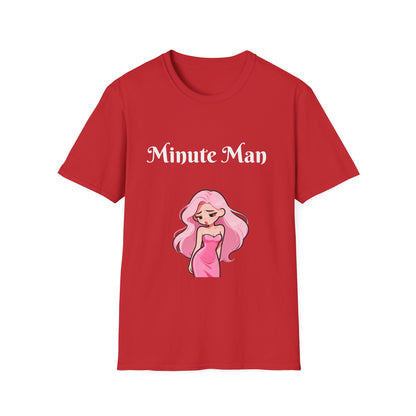 Minute Man T-Shirt — Pink Doll Graphic Tee