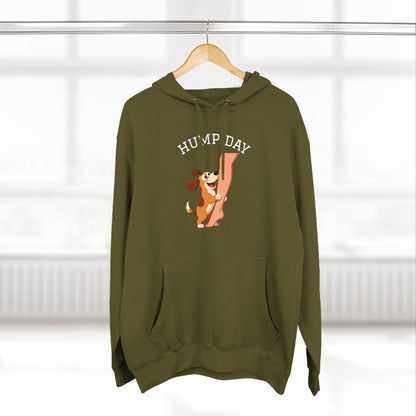 Hump Day Hoodie – Cute Beagle 'Hump Day' Fleece Pullover