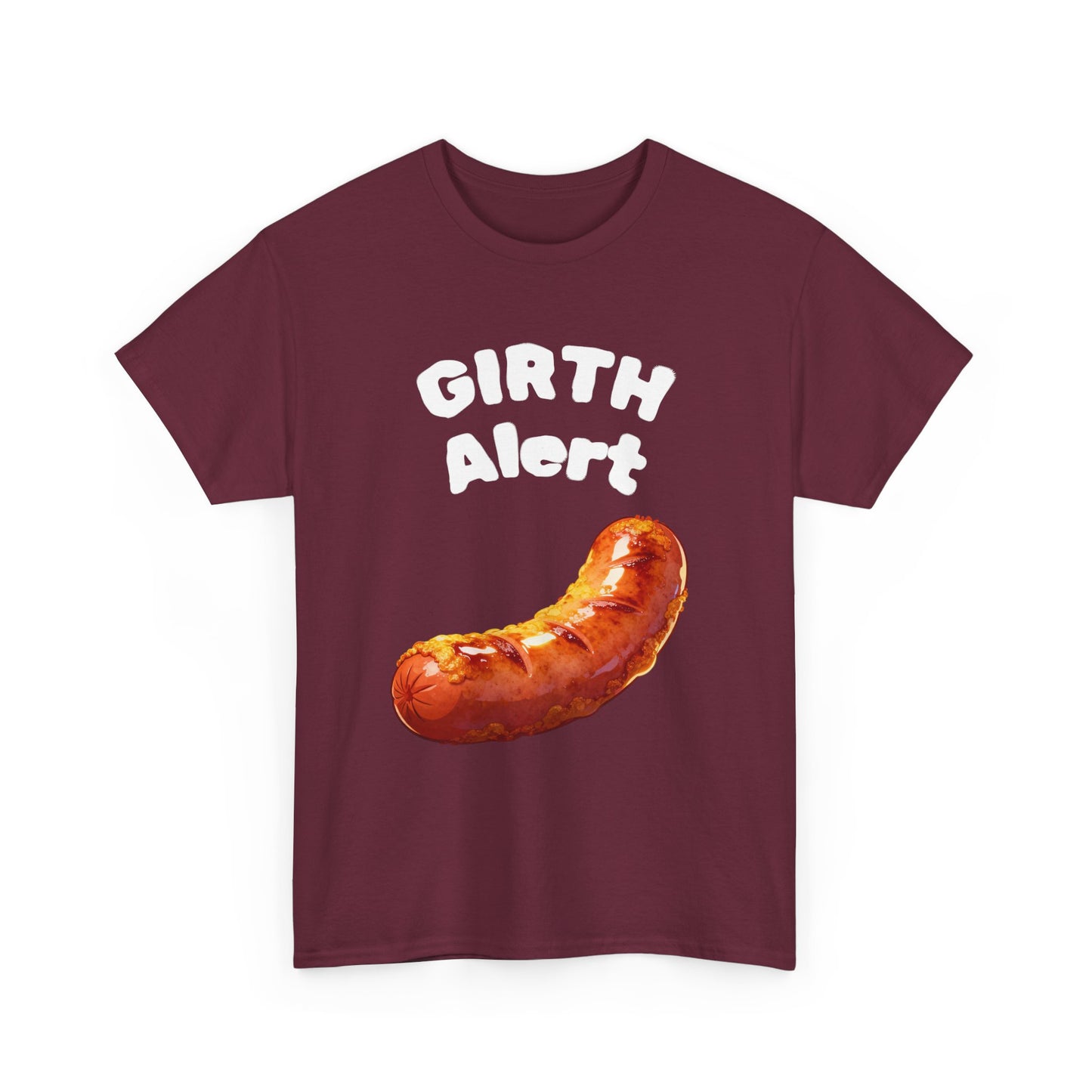 Girth Alert T-Shirt — Funny Novelty Tee for Body-Positive Humor