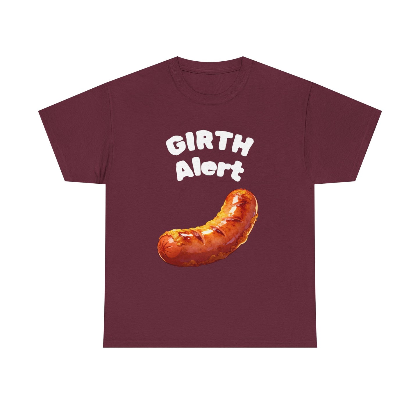 Girth Alert T-Shirt — Funny Novelty Tee for Body-Positive Humor